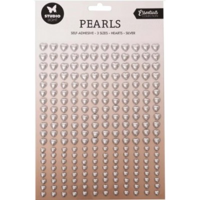 Studio Light - Essentials Collection «Silver Heart Pearls» 240 pcs